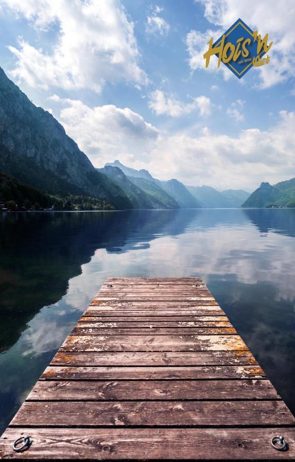 Seegasthof Hois'N Wirt - Hotel Mit Wellnessbereich グムンデン エクステリア 写真